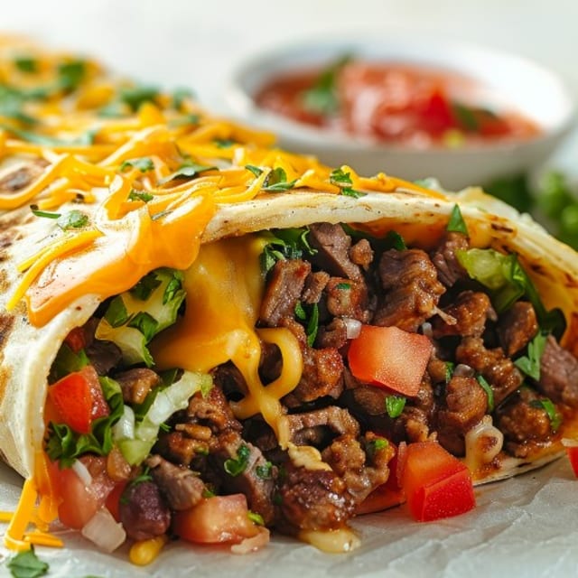 Adobadas/Beef Burrito.