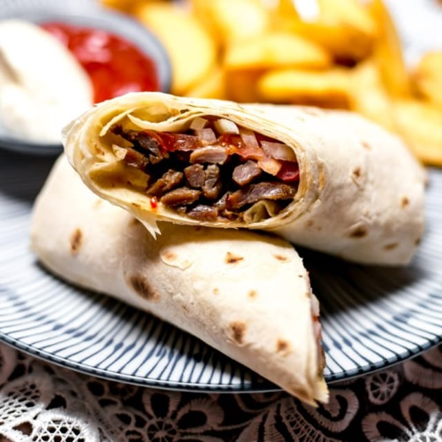 Lamb/Borrega Burrito.
