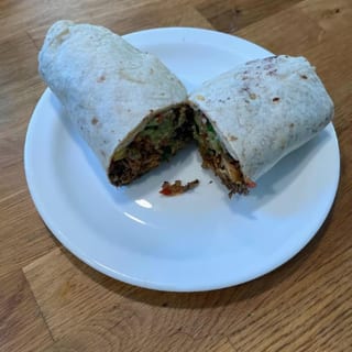 Chicken in Adobo Sauce Burrito
