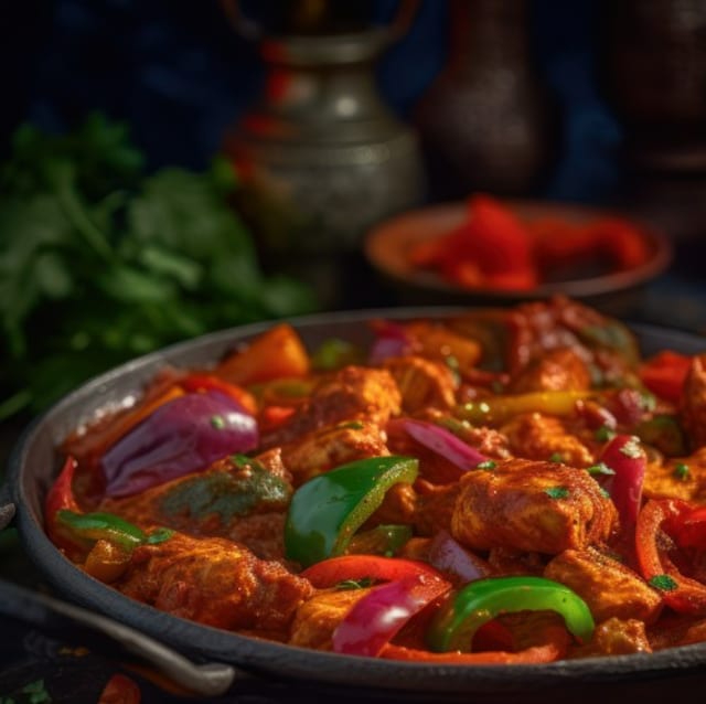 Spicy Chicken Plates.
