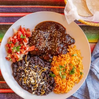 Mole Poblano Plate