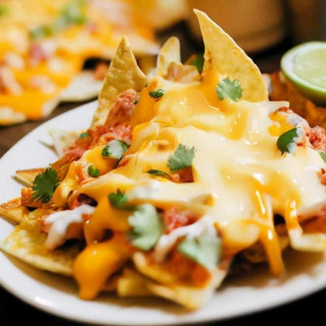 Loaded Nachos/Chicken.