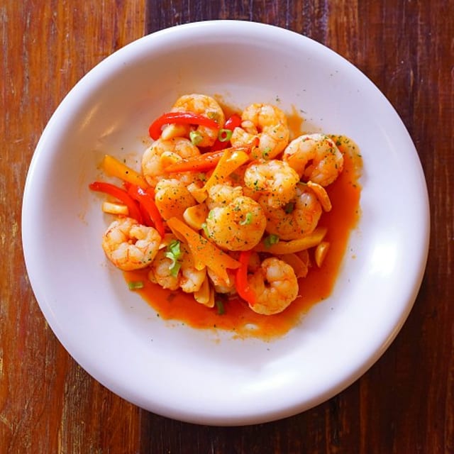 Spicy Shrimp Plates.