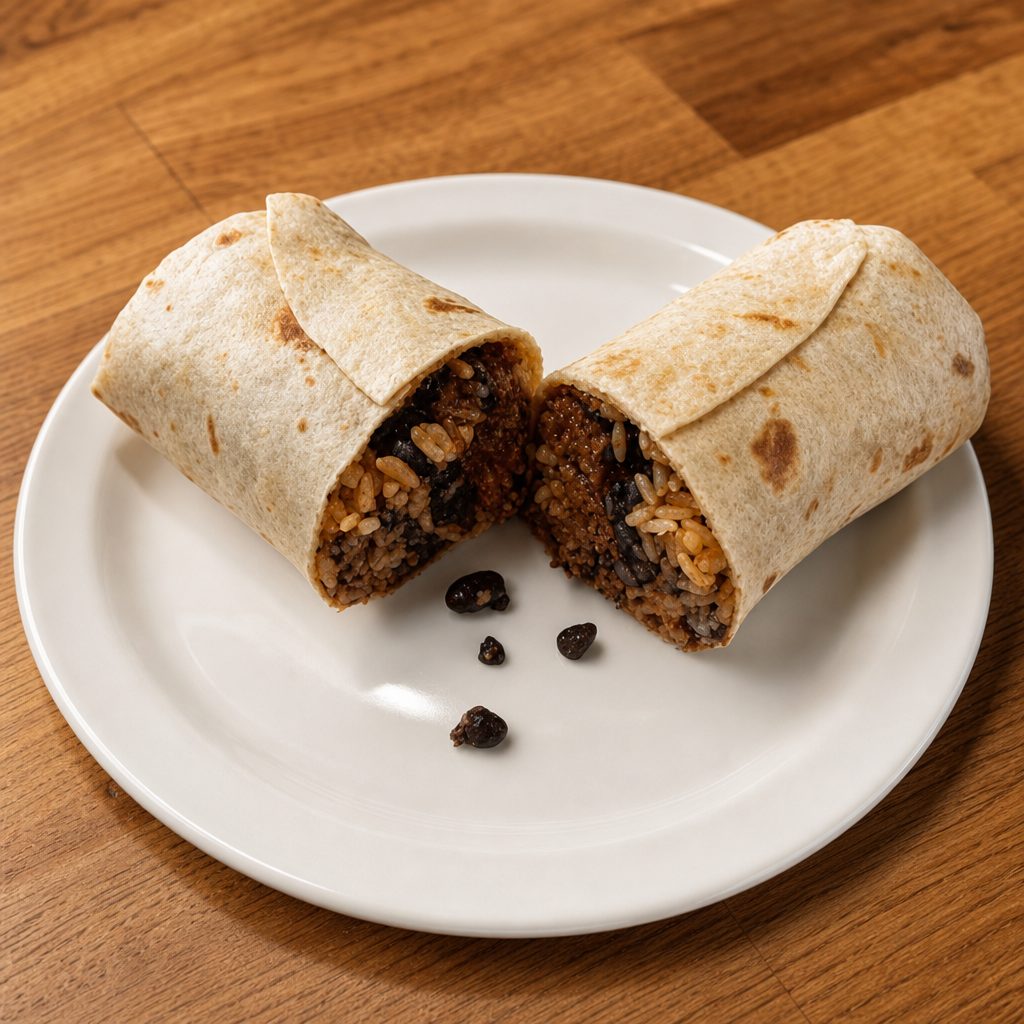 Chorizo + Queso Burrito.