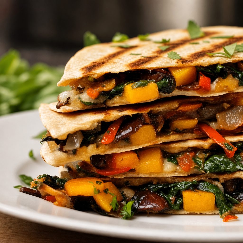 Vegetables Quesadilla.
