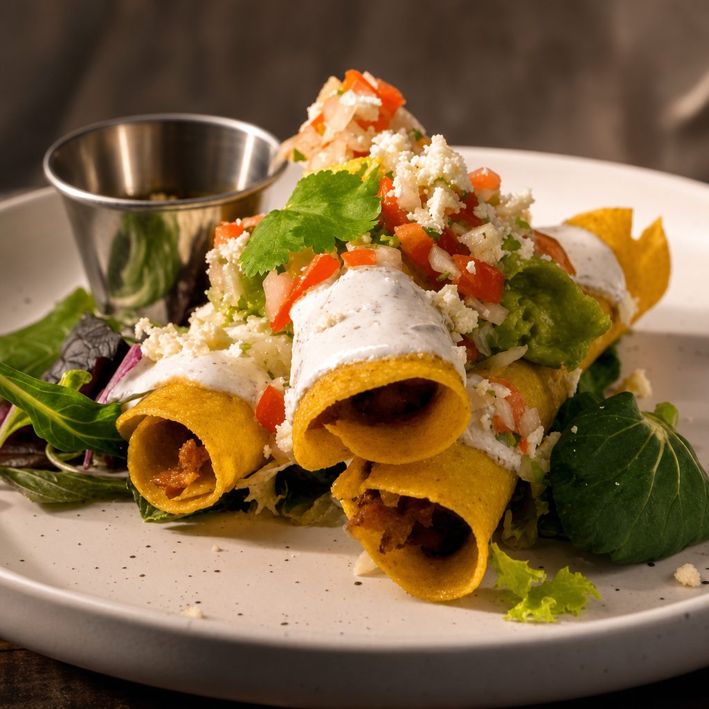Flautas Plate.