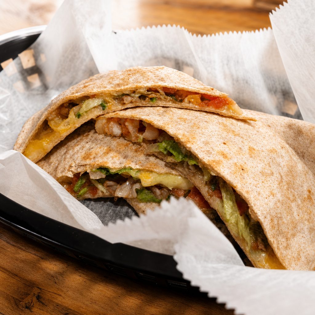Lamb Adobado Quesadilla.