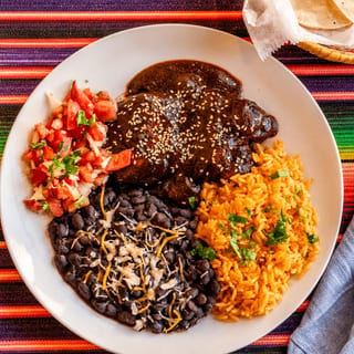 Mole Poblano Plate